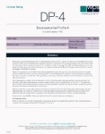 DP-4 Clinician Rating Print Forms (5)