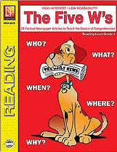 FIVE W’S / READING LEVEL 4 (BOOK)
