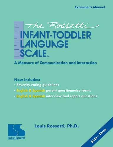 ROSSETTI INFANT-TODDLER LANGUAGE SCALE / COMPLETE KIT