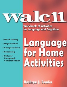 walc language activites cognition workbook activities amazon books