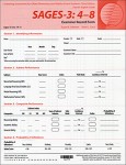 SAGES-3 4-8 Examiner Record Forms (50)