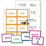 Basic Sight Words (Flash Cards)