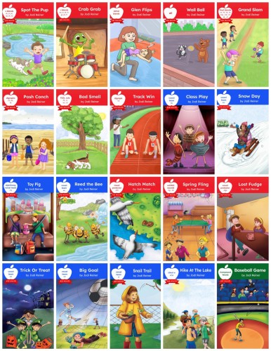 SIMPLE WORDS / DECODABLE READERS BY JODI REINER (20 BOOKS)