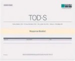 TOD-S Response Booklet and Scoring Sheet | Grade 6-Adult (10)